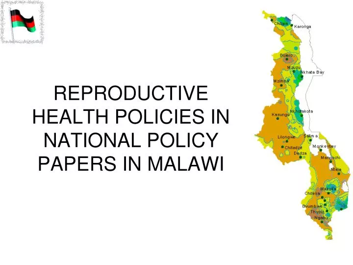 reproductive health policies in national policy papers in malawi