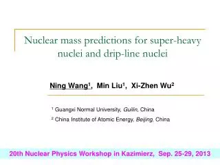 Nuclear mass predictions for super-heavy nuclei and drip-line nuclei