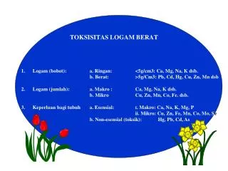 toksisitas logam berat