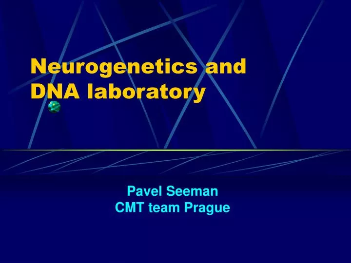 neurogenetics and dna laboratory