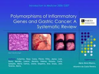 Polymorphisms of Inflammatory Genes and Gastric Cancer: A Systematic Review