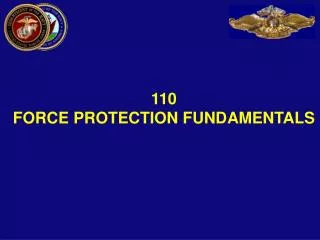 110 FORCE PROTECTION FUNDAMENTALS