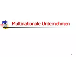multinationale unternehmen