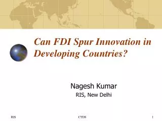 Can FDI Spur Innovation in Developing Countries?