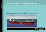 Offering Deepwater Floating Production Systems - slide 1