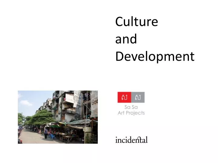 culture and development