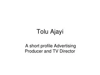 Tolu Ajayi