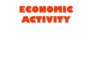 ECONOMIC ACTIVITY