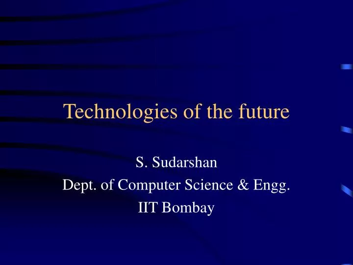 technologies of the future