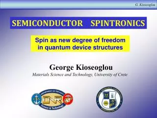 SEMICONDUCTOR SPINTRONICS