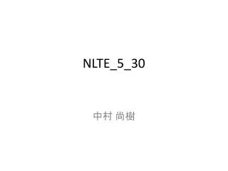 NLTE_5_30