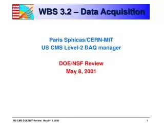 WBS 3.2 – Data Acquisition