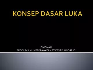 ismonah prodi s1 ilmu keperawatan stikes telogorejo