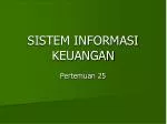 SISTEM INFORMASI KEUANGAN - slide 1