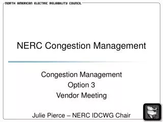 NERC Congestion Management