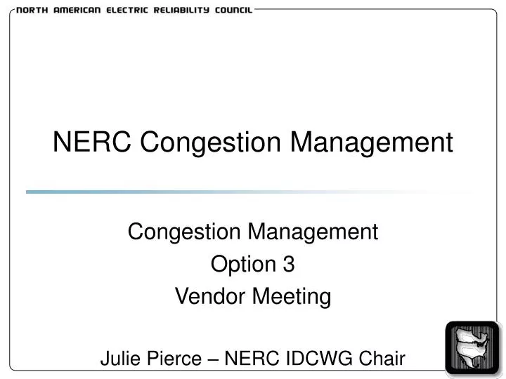nerc congestion management