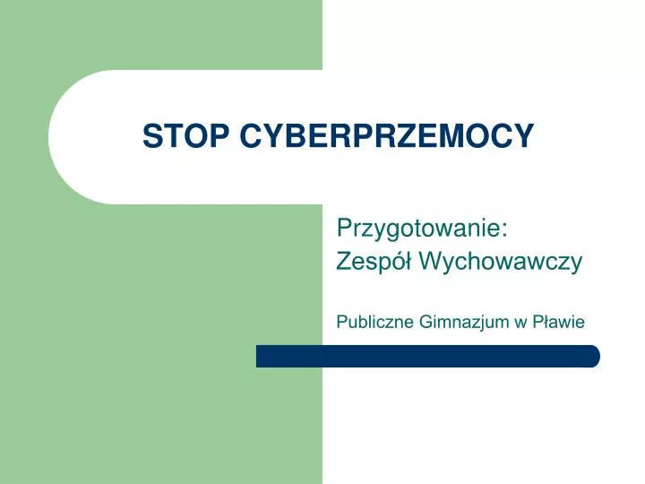 stop cyberprzemocy