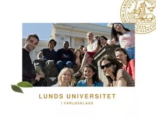l u n d s u n i v e r s i t e t i v r l d s k l a s s