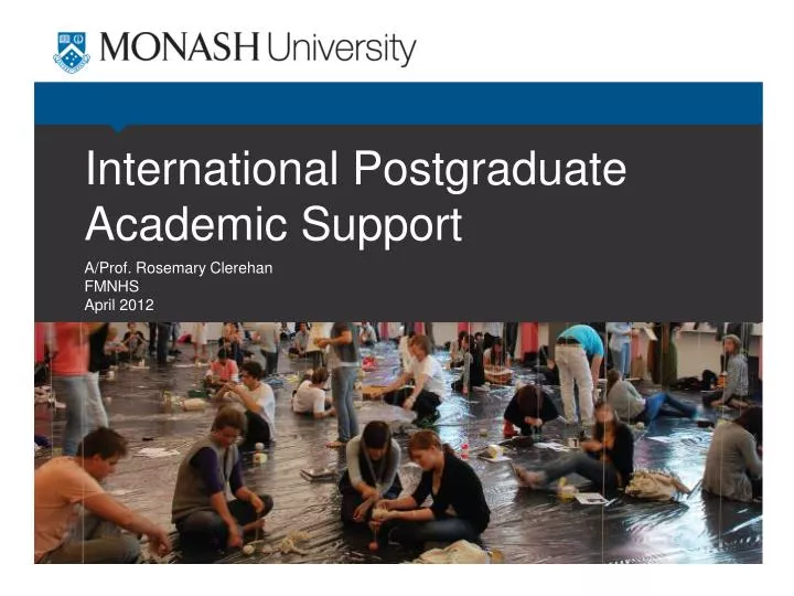 international postgraduate academic support