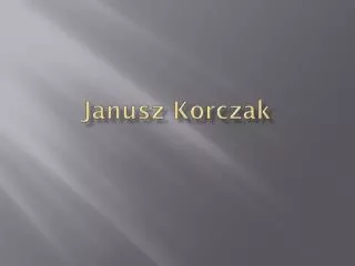 janusz k orczak