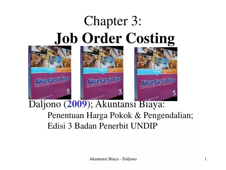 chapter 3 job order costing