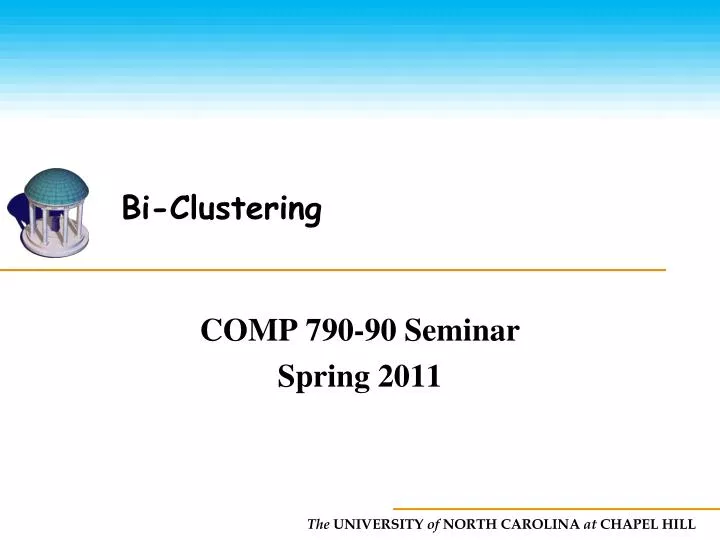 bi clustering