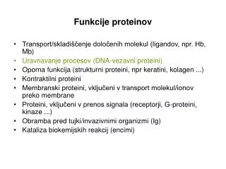 funkcije proteinov