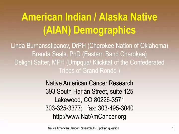 american indian alaska native aian demographics