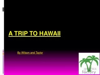 by wilson and taylor