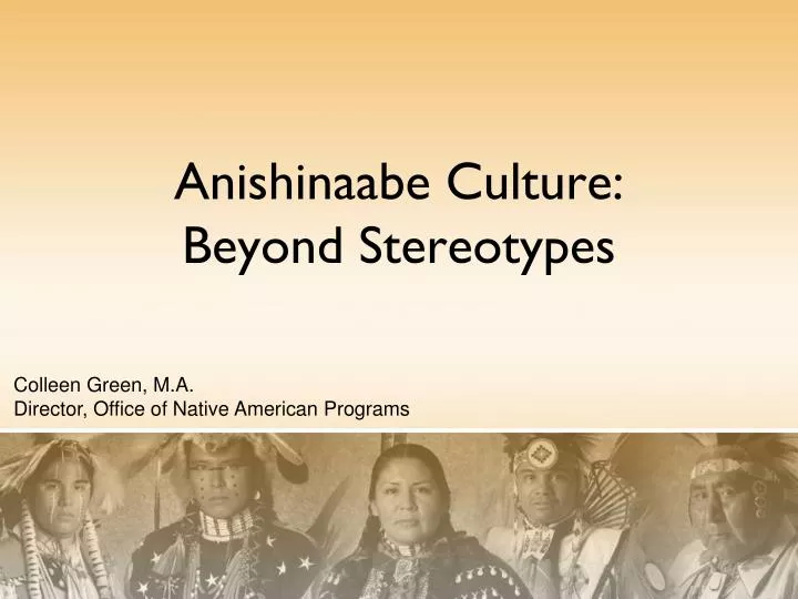 anishinaabe culture beyond stereotypes