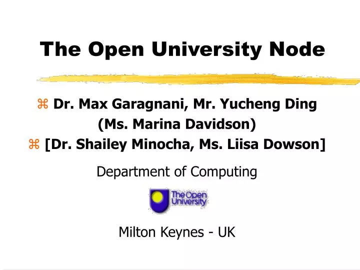 the open university node
