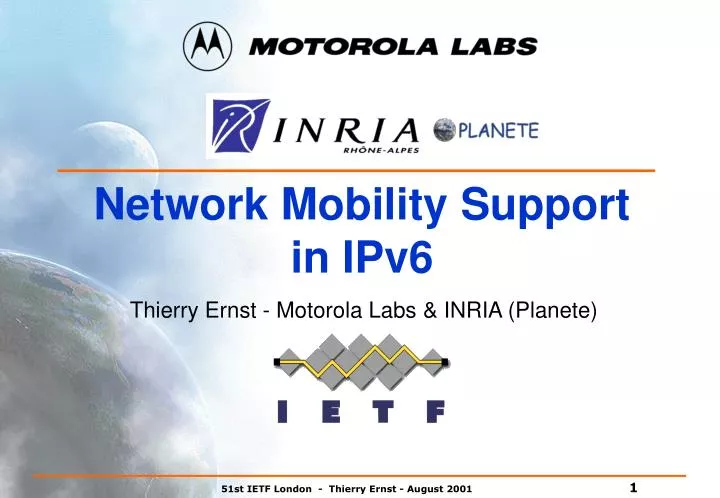 network mobility support in ipv6