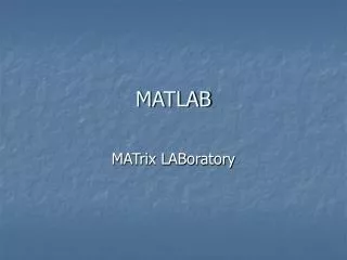 MATLAB