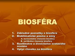 biosf ra