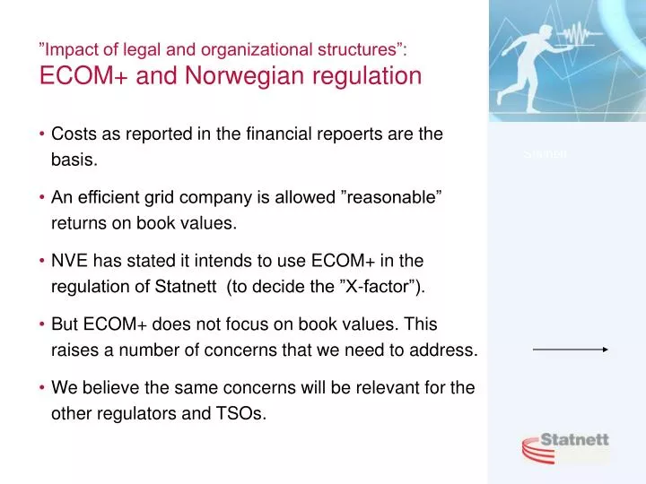 impact of legal and organizational structures ecom and norwegian regulation