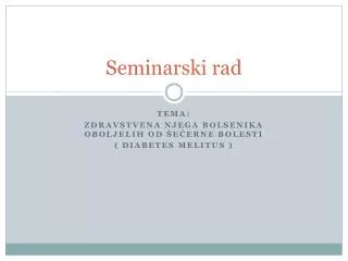 seminarski rad