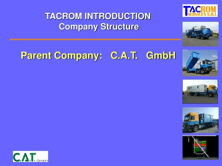 tacrom introduction company structure