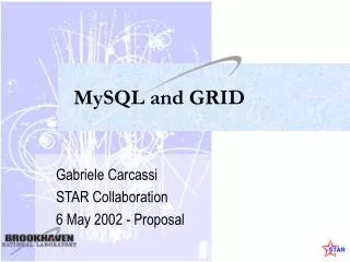 MySQL and GRID