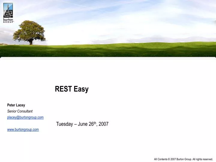 rest easy