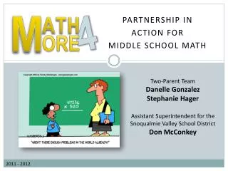 Partnership in Action for middle school math