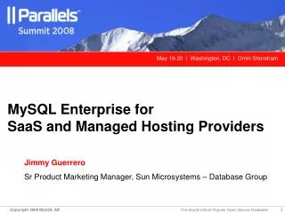 MySQL Enterprise for SaaS and Managed Hosting Providers