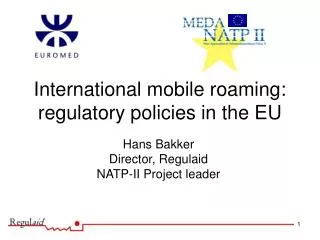 International mobile roaming: regulatory policies in the EU