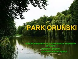 park oru ski