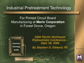 Industrial Pretreatment Technology
