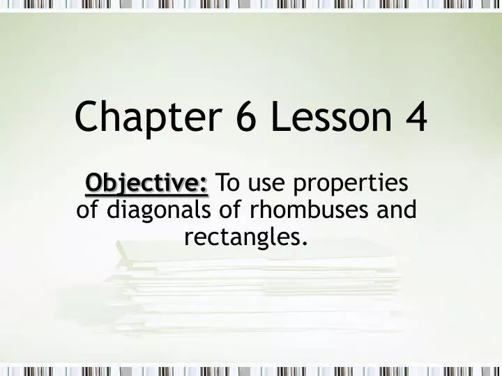 chapter 6 lesson 4