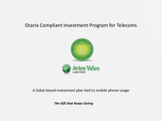 Sharia Compliant Investment Program for Telecoms