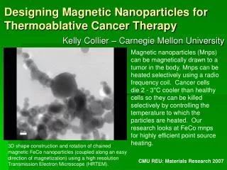 Designing Magnetic Nanoparticles for Thermoablative Cancer Therapy