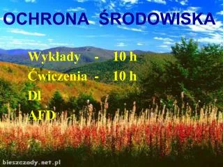 ochrona rodowiska