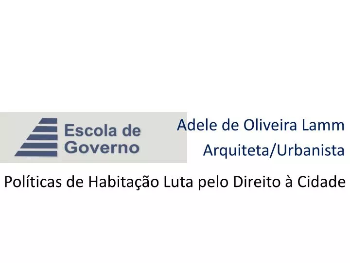 pol ticas de habita o luta pelo direito cidade