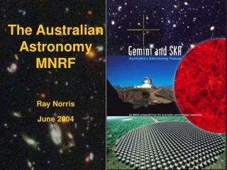 The Australian Astronomy MNRF